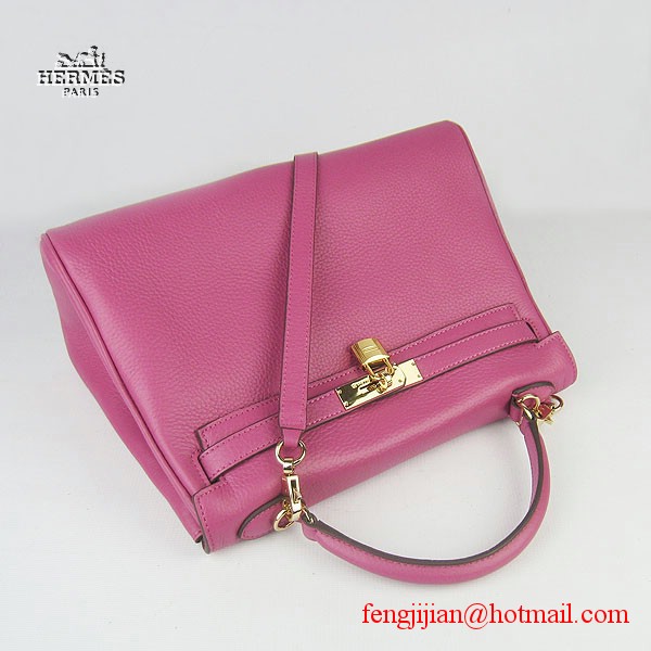 Hermes Kelly 32cm Togo Leather Bag Peachblow 6108 Gold Hardware Hermes Kelly 32cm Togo Leather Bag Peachblow 6108 Gold Hardware